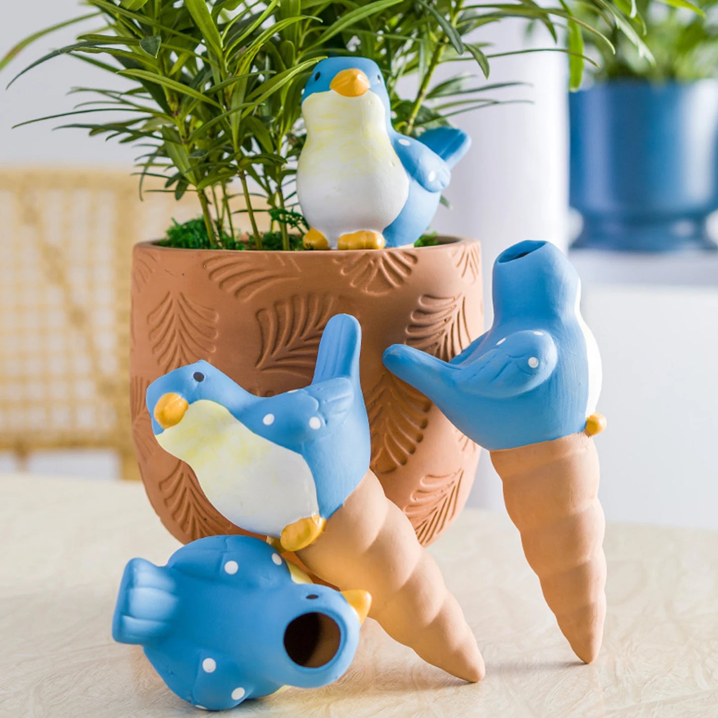 4pcs Bird Shaped Plant Self Watering Spikes - MyPlantPals